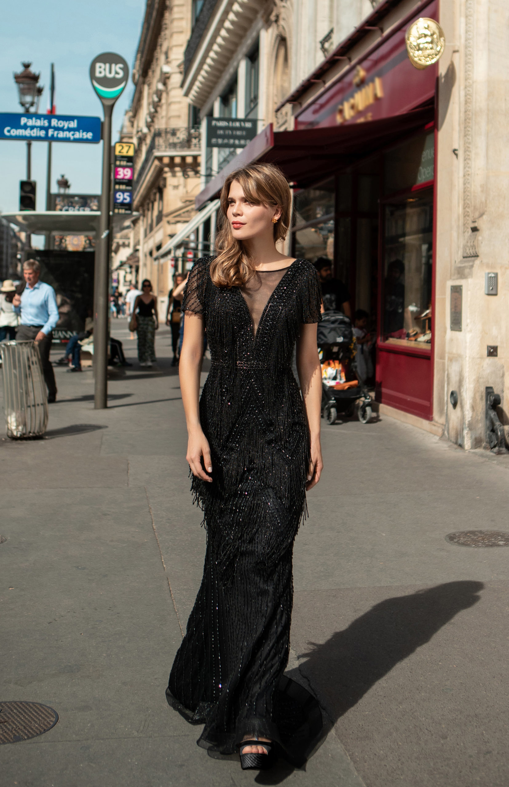 Robe soirée française deals